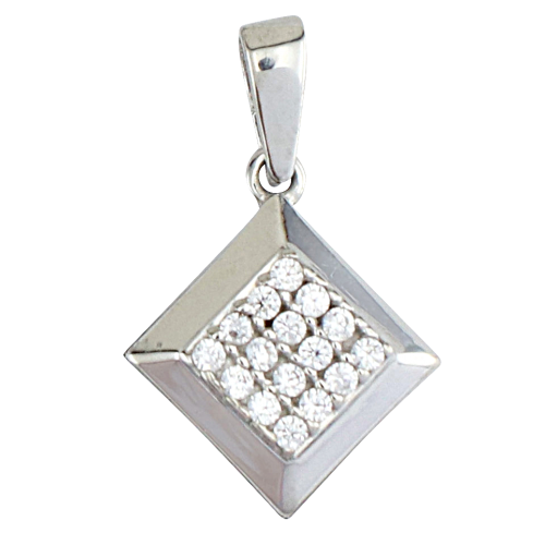 pendentif en argent 925, zircon, SI0492